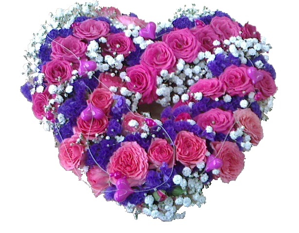 ハート型のアレンジ